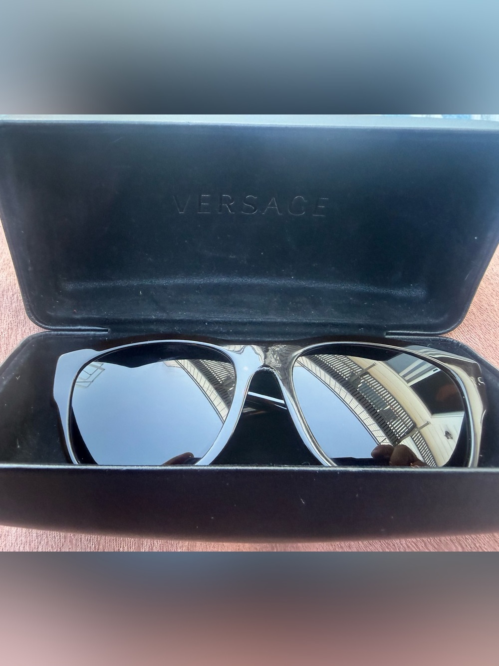 Versace 4319 Sunglasses - Brown Black Medusa With Brand New Lenses - Picture 9 of 9